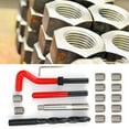 thumbnail image 1 of 17Pcs Thread Repair Kit Stainless Steel Twisted Drill Wrench Threaded Insert M12x1.25, 1 of 5