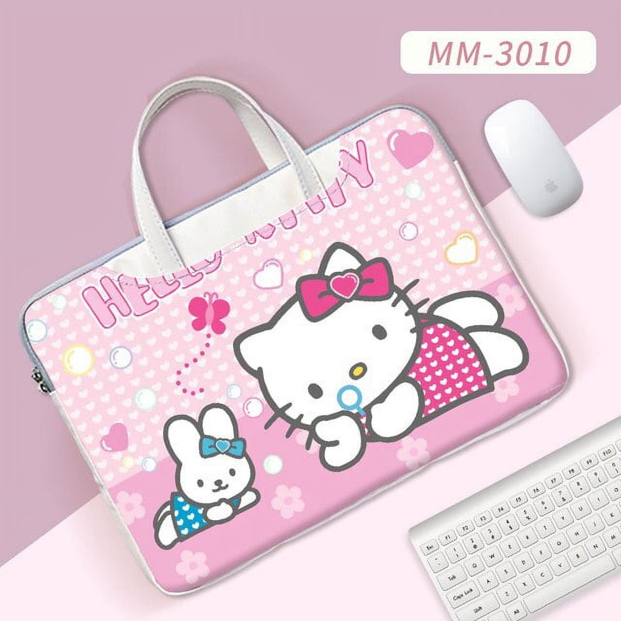 17Styles Hello Kitty Laptop Bag for Hp Lenovo Mac 13/14/15.6/16 Inch