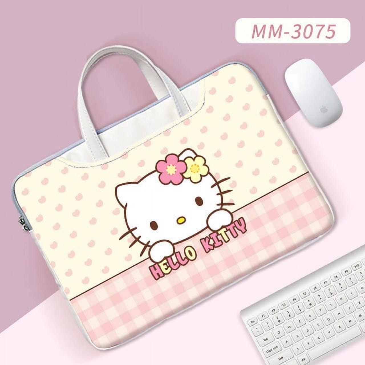 17Styles Hello Kitty Laptop Bag for Hp Lenovo Mac 13/14/15.6/16 Inch