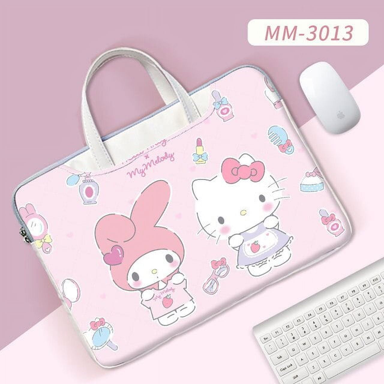17Styles Hello Kitty Laptop Bag for Hp Lenovo Mac 13/14/15.6/16 Inch