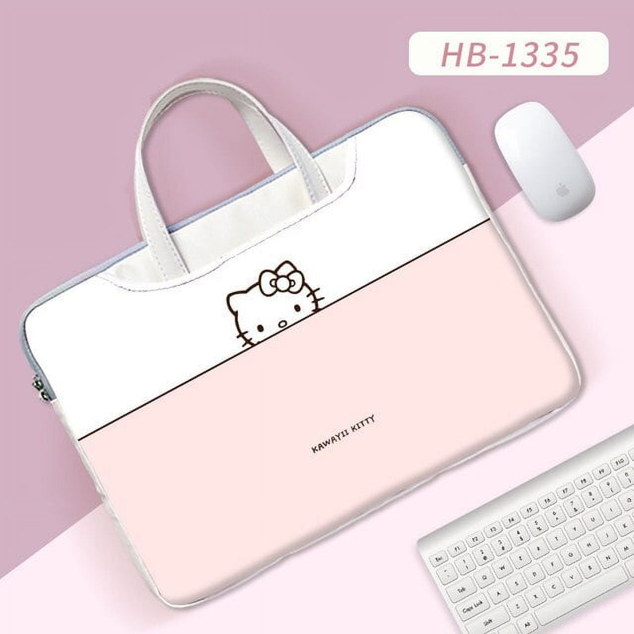 17Styles Hello Kitty Laptop Bag for Hp Lenovo Mac 13/14/15.6/16 Inch