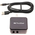 thumbnail image 1 of 17W Home Charger for OnePlus Nord N300 5G/N20 5G, 10T 5G Phones - 2-Port USB 3.4A Type-C Cable 6ft Power Compatible With OnePlus Nord N300 5G/N20 5G, 10T 5G, 1 of 6