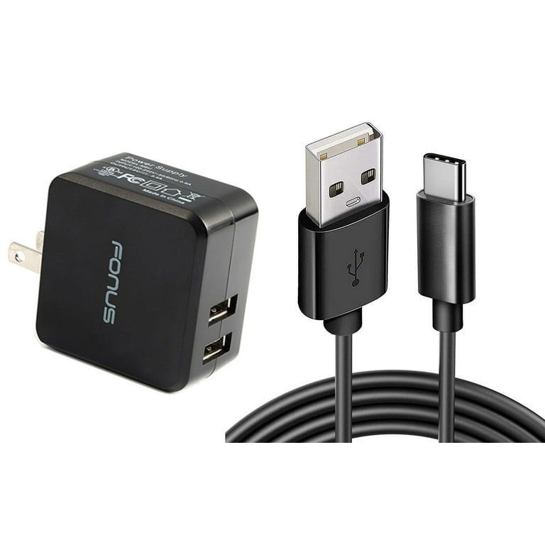 Charger Adapter Fast Charger Gionee A1 Lite Charger 17W Home Charger For  Motorola Moto G Play (2024) 2-Port USB