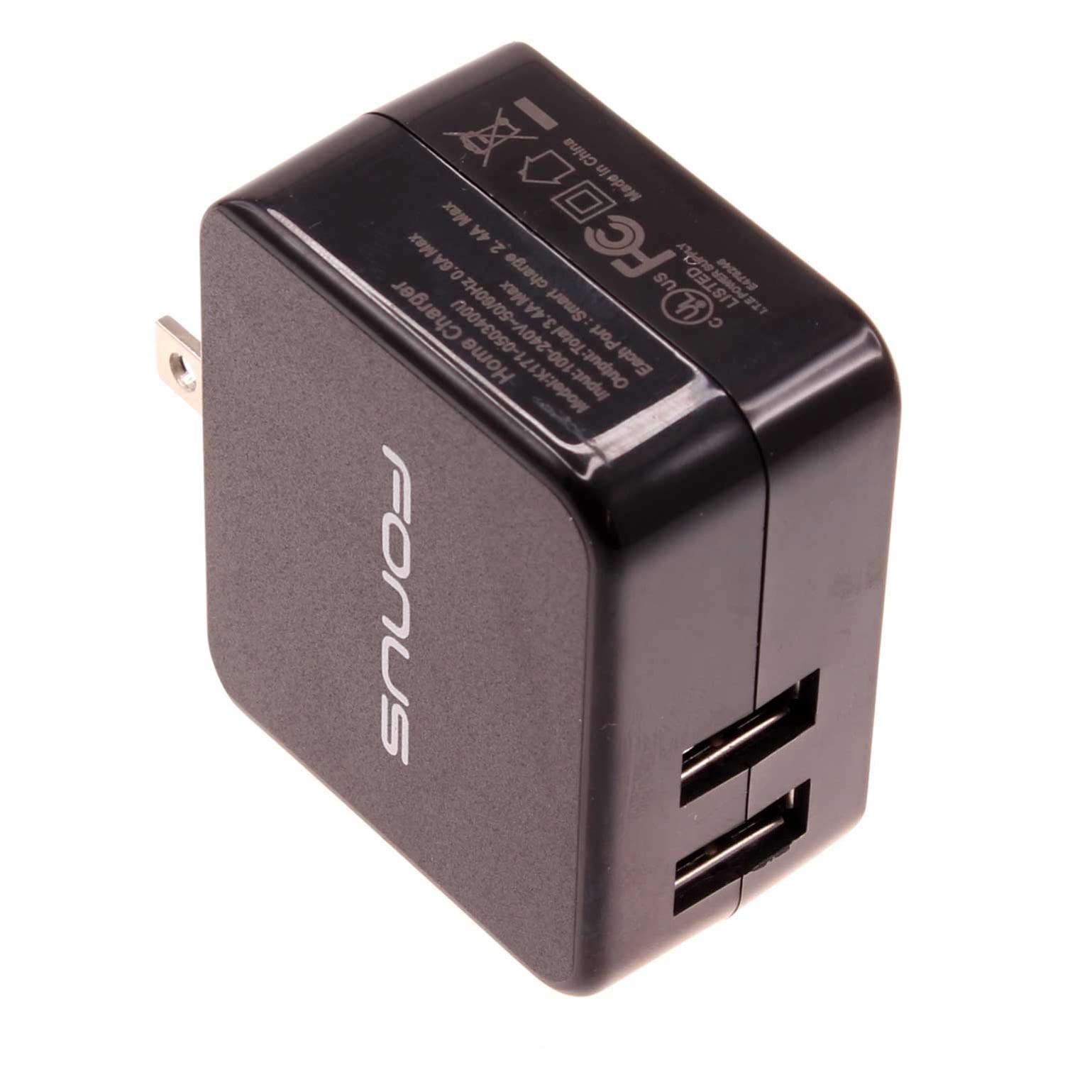 17W Home Charger for Nokia G100/G300/G310 5G - 2-Port USB 3.4A Wall AC Plug Power