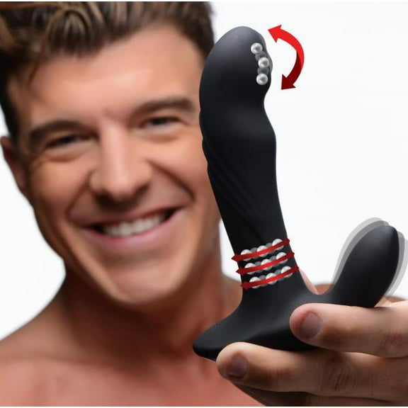 17X P-Trigasm 3-in-1 Silicone Prostate Stimulator Black