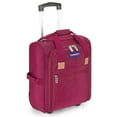 thumbnail image 1 of BoardingBlue 17x13x8 Inches Rolling Duffel Bag for JetBlue Allegiant Spirit Airlines Purple, 1 of 5