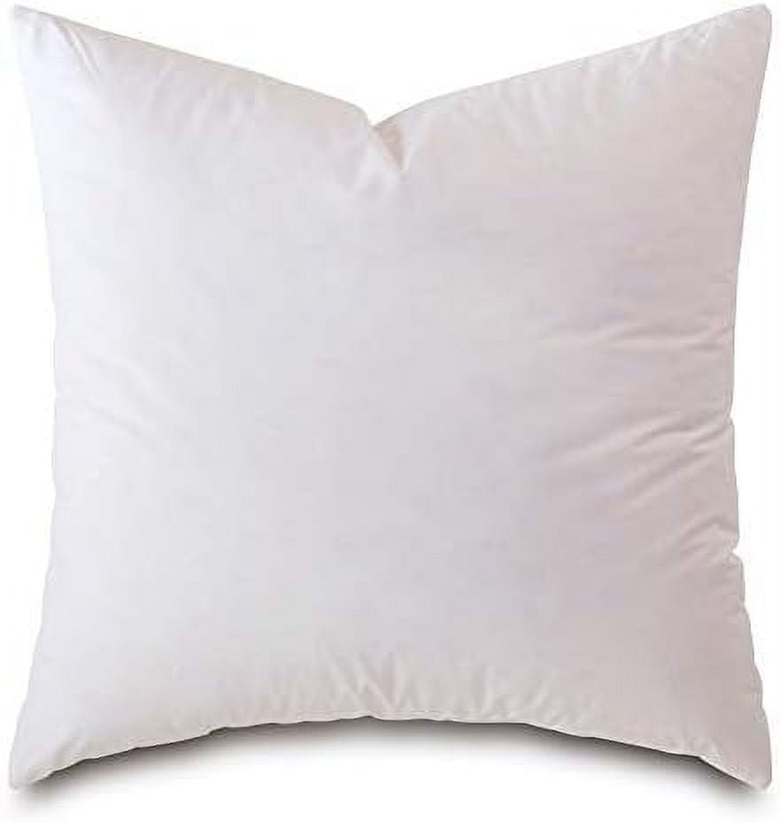 17X17 Hypoallergenic Luxury 100 Small Feather Square Pillow Insert