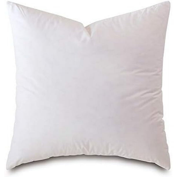 17X17 Hypoallergenic Luxury 100 Small Feather Square Pillow Insert