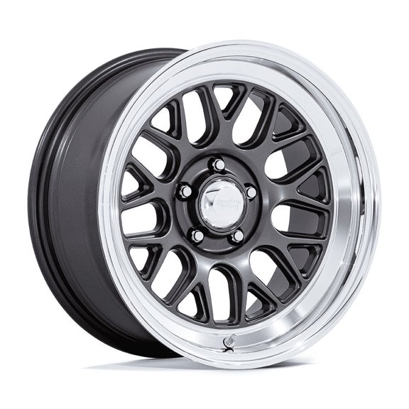 17X8 American Racing Vintage VN516 G-Force Anthracite 5x120.65 ET0 Wheel Rim