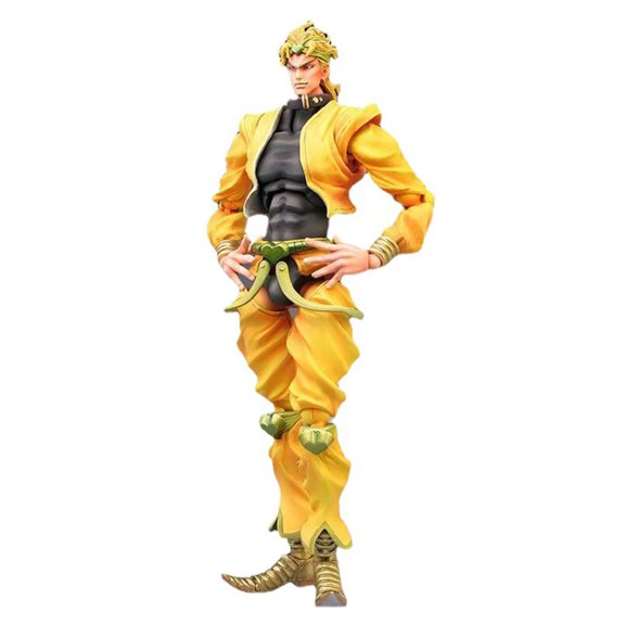 17cm Anime Figure Dio Brando Action Figure Statue Model with Accessories, Face Changeable, Joint Movable, Parts Removable, PVC Handmade Collection Xmas Gifts for Fans