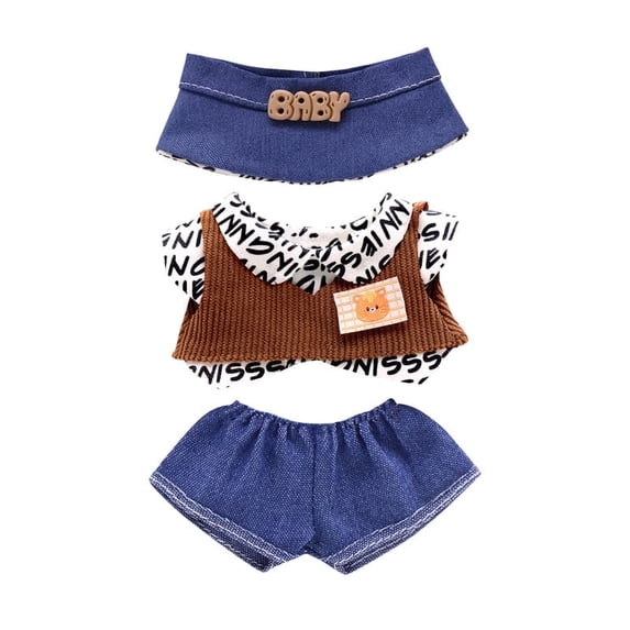 17cm Doll Clothes, Doll Outfit Accessories for 17cm Doll (Doll Not Included) Style18