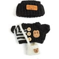 thumbnail image 1 of 17cm Doll Outfits - Kawaii Chic Style Set for 17cm Dolls, Cute Doll Clothes with Accessories -Button Up Stripe Sweater + Hat + Bag, 1 of 6