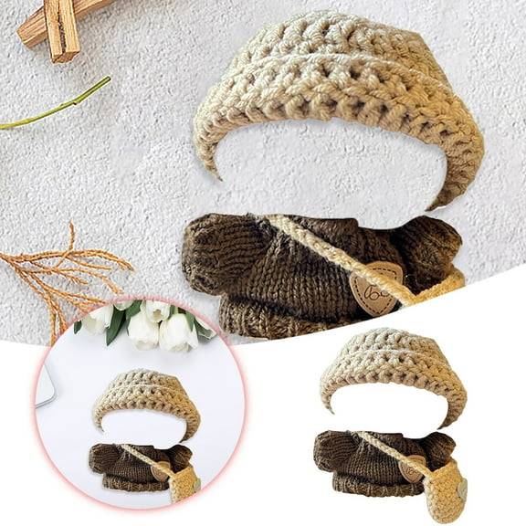 17cm Fashion Doll Clothes Set Trendy Knit Outfits for Collectible Dolls