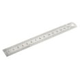 thumbnail image 1 of 17cm x 2cm Metal 15cm 6 inches Metric Dual Side Marked Measuring Straight Ruler, 1 of 4