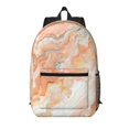 thumbnail image 1 of 17in Backpack With Pocket Adjustable Shoulder Strap Large Capacity Zipper Opening And Closing Double Pull Head Zipper For Work Travel Sports Peachpuff Marble_3, 1 of 8