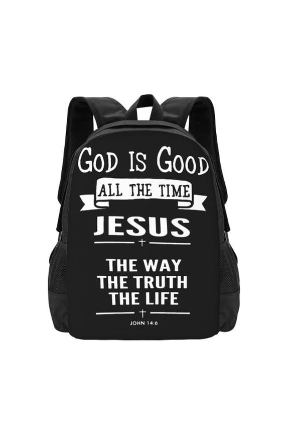 17in Black Jesus Backpacks Comfortable, Lightweight, Large Capacity. The Personalized Customization for Daily Work, Study, Leisure and Fashion Brings You an Amazing Experien