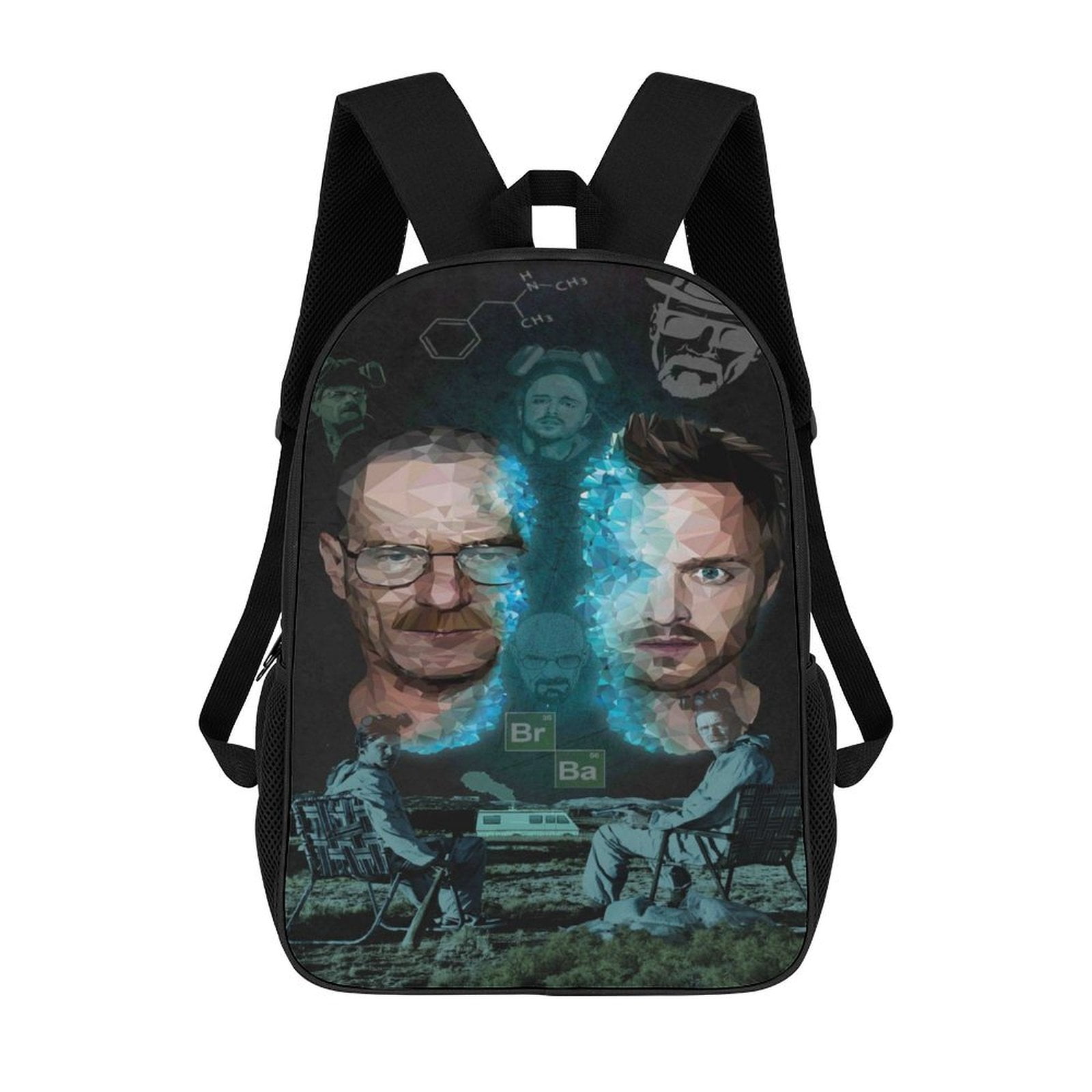 17In Breaking Bad Backpacs Cute Bag Anime Backpac Cartoon Bags Bookbag ...
