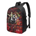 17in Bungo Stray Dogs Backpack With Usb Charging Port Cute Cartoon