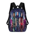 17in Descendants Backpack Cartoon School Bookbag Graphic Printed Laptop