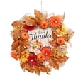 thumbnail image 1 of 17in Fall Wreath, Autumn Wreath for Front Door, for Home Wall Porch Outdoor/Indoor Harvest Thankgivings Holiday Decorations, 1 of 13