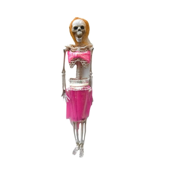 17in Ganz Hula Dancer Pink Skeleton Dcor