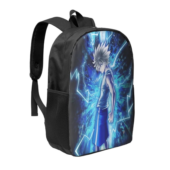 17in Hunter X Hunte Backpack Cute Anime Large Capacity Multifunction Backpacks Lightweight Sports Travel Laptop Bag Daypack