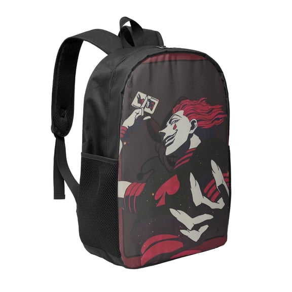 17in Hunter X Hunte Backpack Cute Anime Large Capacity Multifunction Backpacks Lightweight Sports Travel Laptop Bag Daypack