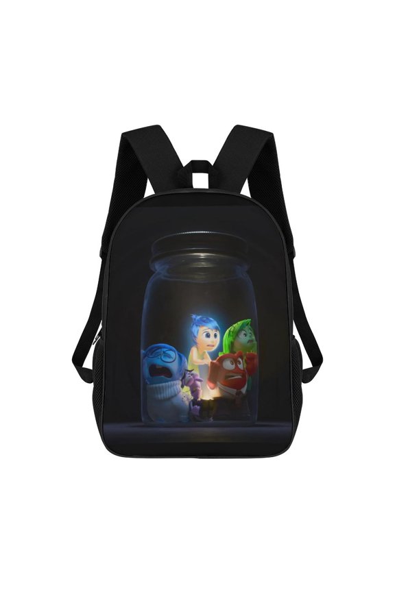17in Inside O-u Backpack Cartoon School Bookbag Graphic Printed Laptop Backpack For Student Travel Hiking