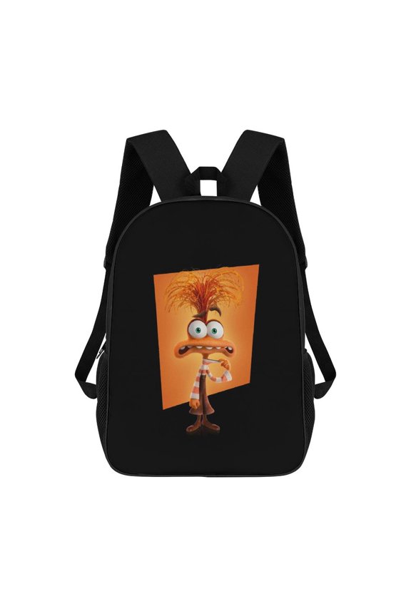 17in Inside O-u Backpack Cartoon School Bookbag Graphic Printed Laptop Backpack For Student Travel Hiking