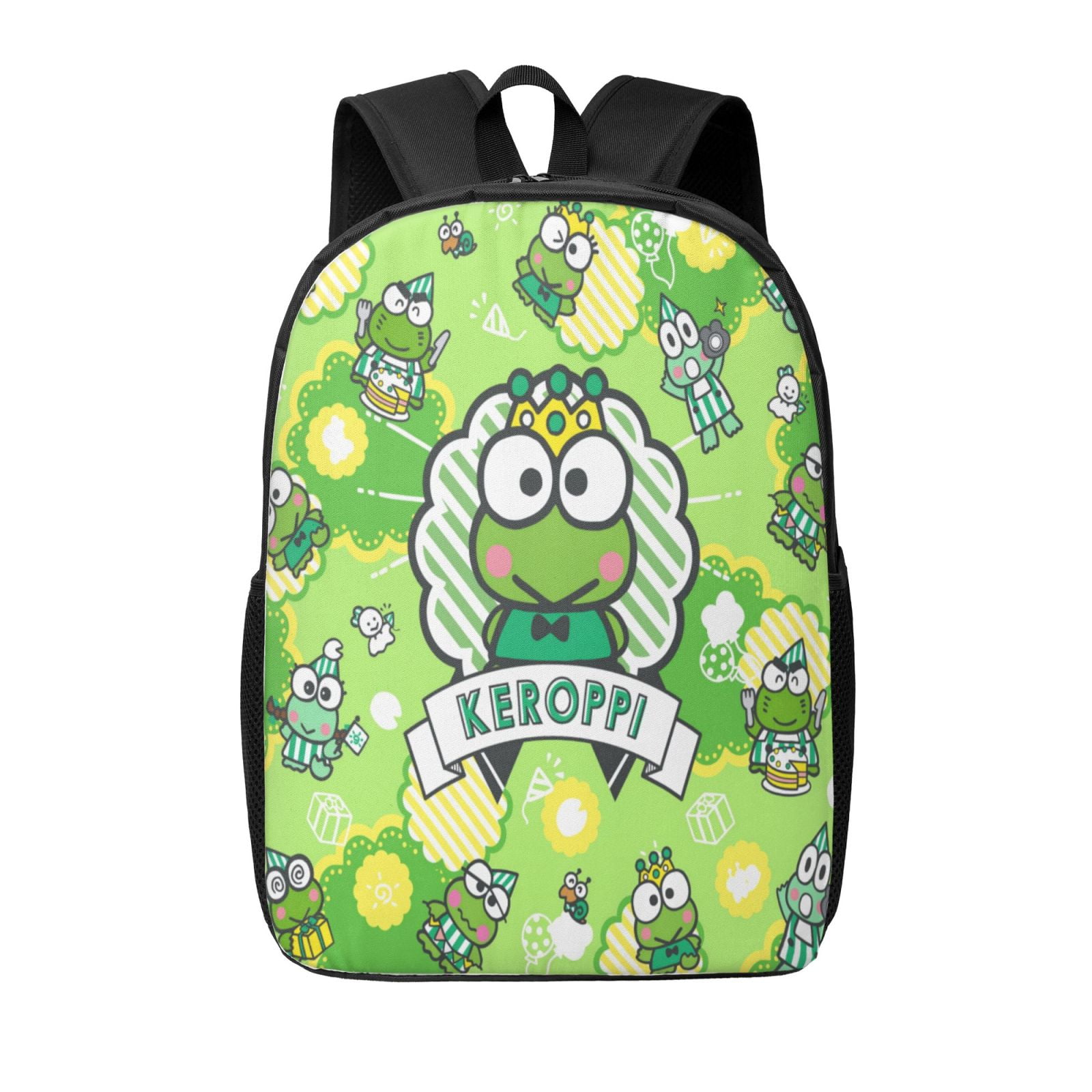 17In Keroppi Backpacks Cute Bag Anime Backpack Cartoon Bags Bookbag Daypack Outdoor Travel
