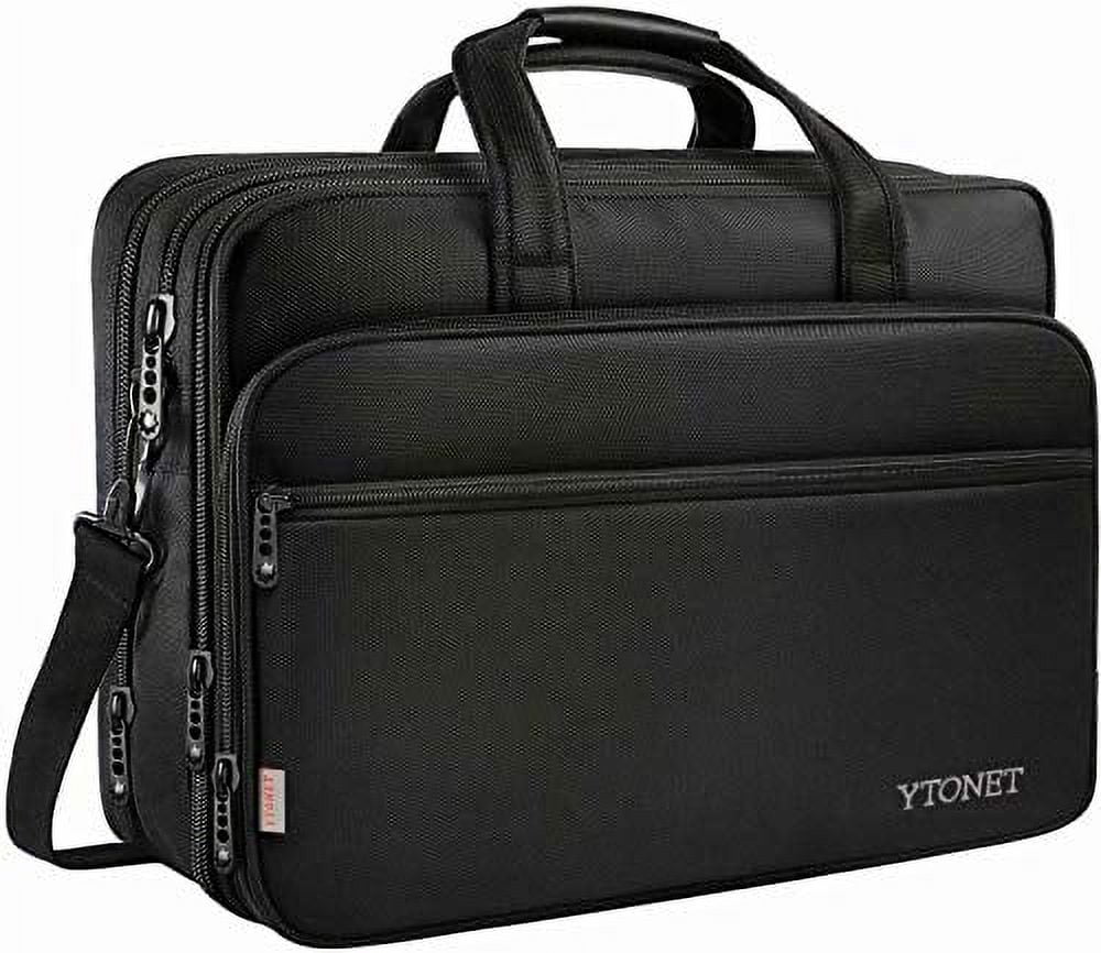  Ytonet Rolling Laptop Bag, 17 Inch Rolling Briefcase for Men  Women, Water Resistant Roller Bag with Wheels and USB Charging Port for  Business Travel Work, Black : Electronics
