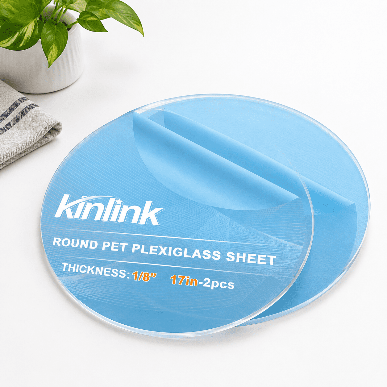 17in Roundr Pet Plexiglsheets 1/8 Inch Thick 2 Pack - Walmart.com