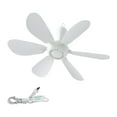 thumbnail image 1 of 17in USB Operated Ceiling Fan - Portable Hanging Fan for RV, Camping, Tents, and Dorm Rooms, Quiet Operation with Adjustable Speed, Powered by USB for Convenience, 1 of 3