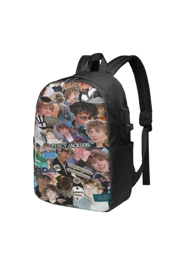 17in Walker Scobell Backpack with Usb Charging Port Cute Cartoon Backpacks Portable Outdoor Travel