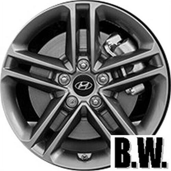 17in Wheel for HYUNDAI SANTA FE 2017-2018 CHARCOAL Reconditioned Alloy Rim