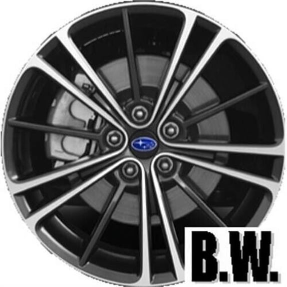 17in Wheel for Scion Fr-S 13-16 Machined Charcoal Reconditioned Alloy Rim