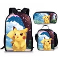 thumbnail image 1 of Cartoon Backpack with Lunch Bag&Pencil Case, Cute Backpack Set Bookbag Multi-Function Casual Daypack Laptop Bag, 1 of 9