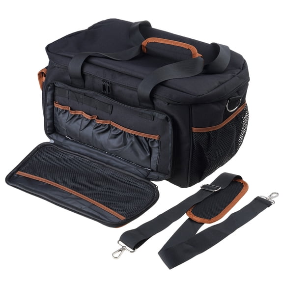 17inch Wide Mouth Tool Bag Large Capacity Tool Bags for Men Portable Home Tool Organizer Storage Handbag for Screwdriver