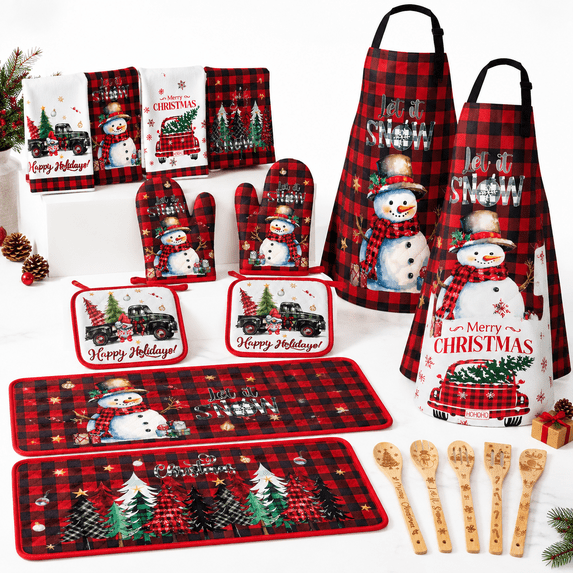 17mas Kitchen Decor And Accessories Plaid Floor Mats - Walmart.com