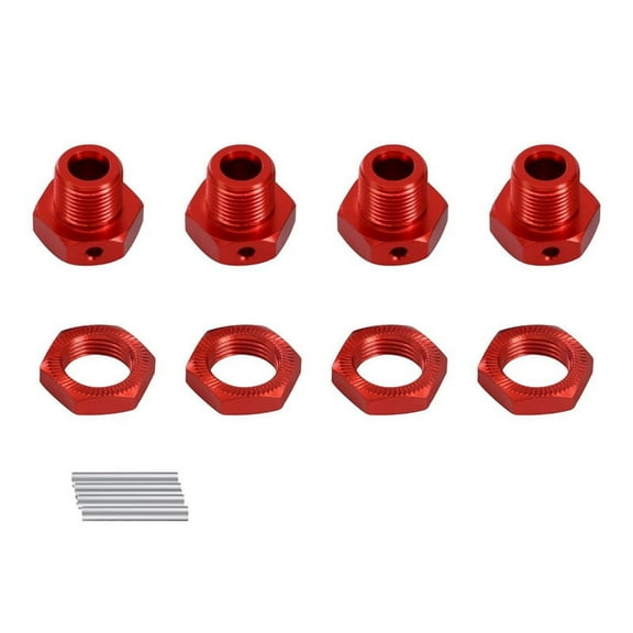 17mm Aluminum Alloy 6mm Extended Hub Hex Nut Set for ARRMA Kraton 4s Outcast Upgrade Parts