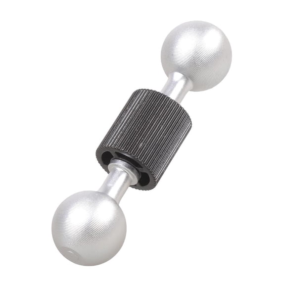 17mm Double Ball Action Camera Mount 1/4” Screw Aluminum Motorcycle Bracket For Phone Navigation Device Accessories