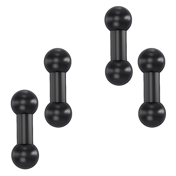 17mm Double Ball Extension Adapters Strong Construction Extension for Motorcycle Phone Action Camera Mounts