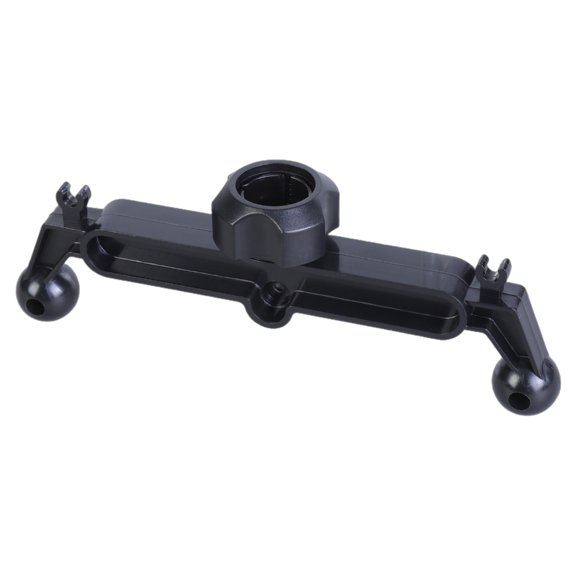 17mm Double Ball Head Extension Connector Plastic Ball Mount Splitter Adapter for Car Mobile Phone Holder Dashboard Stand