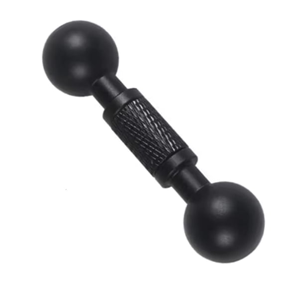 17mm Double Ball Head Metal Extension Mount Adjustable Phone Holder For Studio