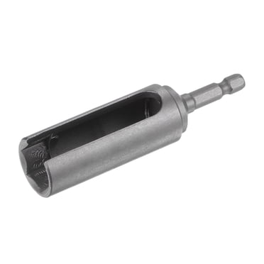 QUARKZMAN 10mm & 13mm Hex Nut Socket Screwdriver Adapter – 135mm Long Dual-Size Extension Driver