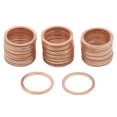thumbnail image 1 of 17mm Inner Dia Copper Washers Flat Car Sealing Gaskets Plate Rings 50pcs, 1 of 3
