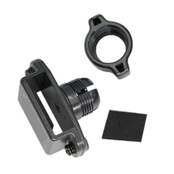 17mm Round Ball Car Mount Holder Universal Car Mount Accessory for Walkie Talkie Devices Easy Installation Suction C,1 sets * Car intercom bracket accessories,Black