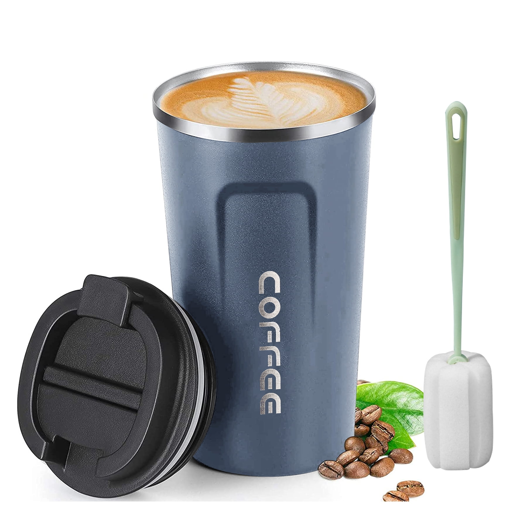 Dropship 30oz 20oz Handle Vacuum Thermal Mug Beer Cup Travel Car Thermo Mug  Portable Flask Coffee Stainless Steel Cups With Lid And Straw to Sell  Online at a Lower Price