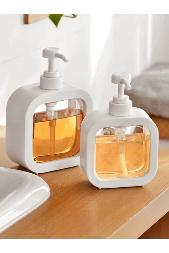 17oz Empty Pump Bottles, Refillable Lotion Soap Dispenser Liquid Container for Kitchen or Bathroom Soaps Shampoo and Body Wash (1 Count)