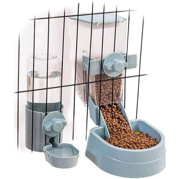 17oz No Leak Rabbit Waterer Feeder, No Drip Water Feeder Water Bowl for Guinea Pig Hamster Chinchilla Ferret Small Animal